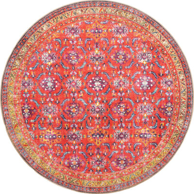 Tapis oriental rouge Ellizabeth