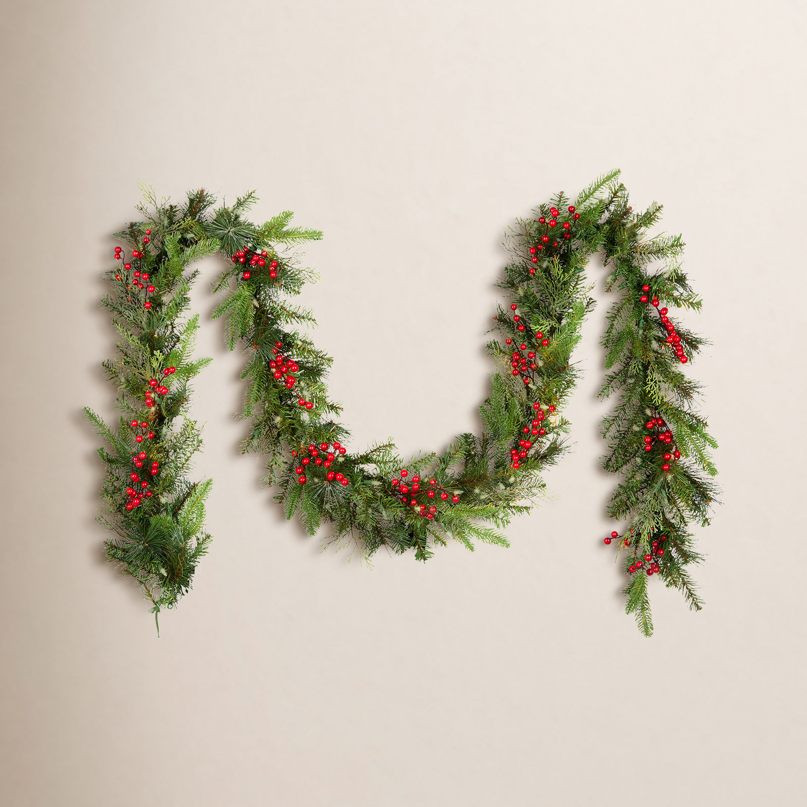 108" Pre-Lit Classical Christmas Garland