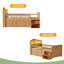 Lit mezzanine bas avec lumières DEL, lit mezzanine simple en bois avec tête de lit en forme de maison, lit mezzanine pour enfants avec tiroirs de rangement-828127877