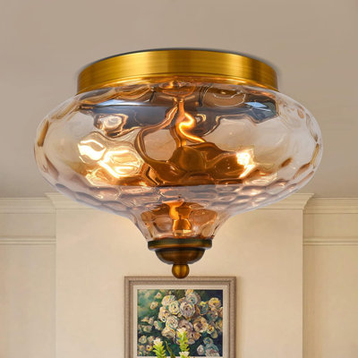 Hammer Striking Embedded Glass Pendant Light