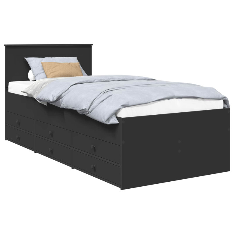 Bed Frame, Small Single (2'6), Black