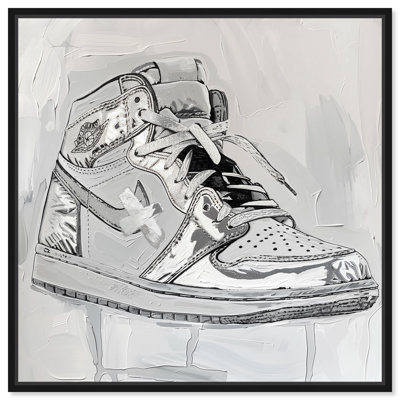 «Metallic Sneaker», impression d'art moderne par Notoriart