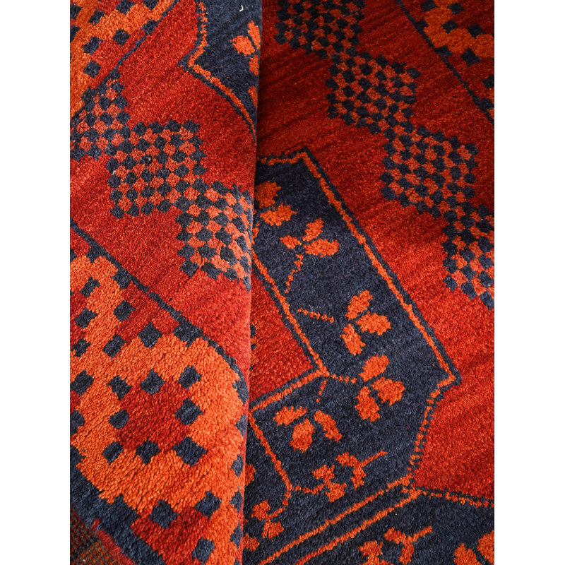 Multicolor Silk and Wool Handmade Oriental Area Rugs, Hand Knotted Rectangle, Rectangle 6' x 9'