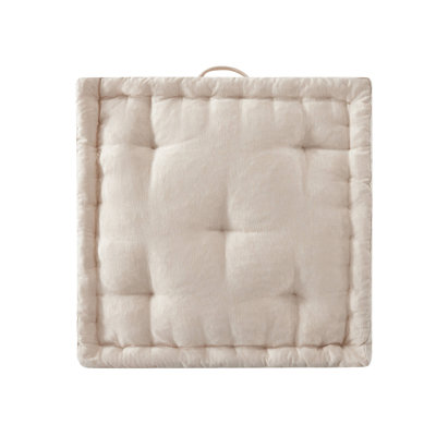 Coussin de sol carré en chenille poly A Alez