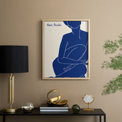 Matisse DI, reproduction d'art encadrée - bois massif
