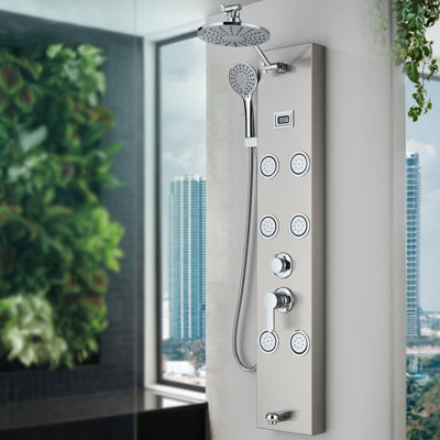 44'' Shower Panel with Fixed Shower Head