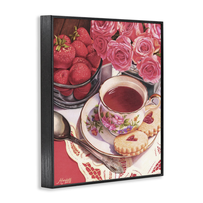 Art de la Saint-Valentin par Mardell Schuster, Giclée encadrée noir minuit, H 30 po x l 24 po
