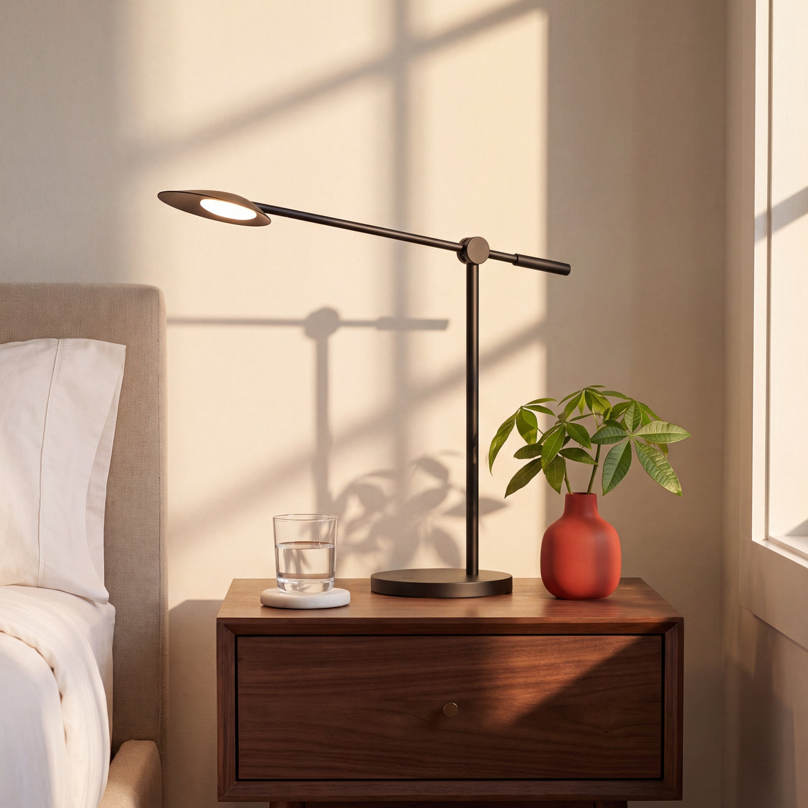 Rotaire Metal USB Desk Lamp