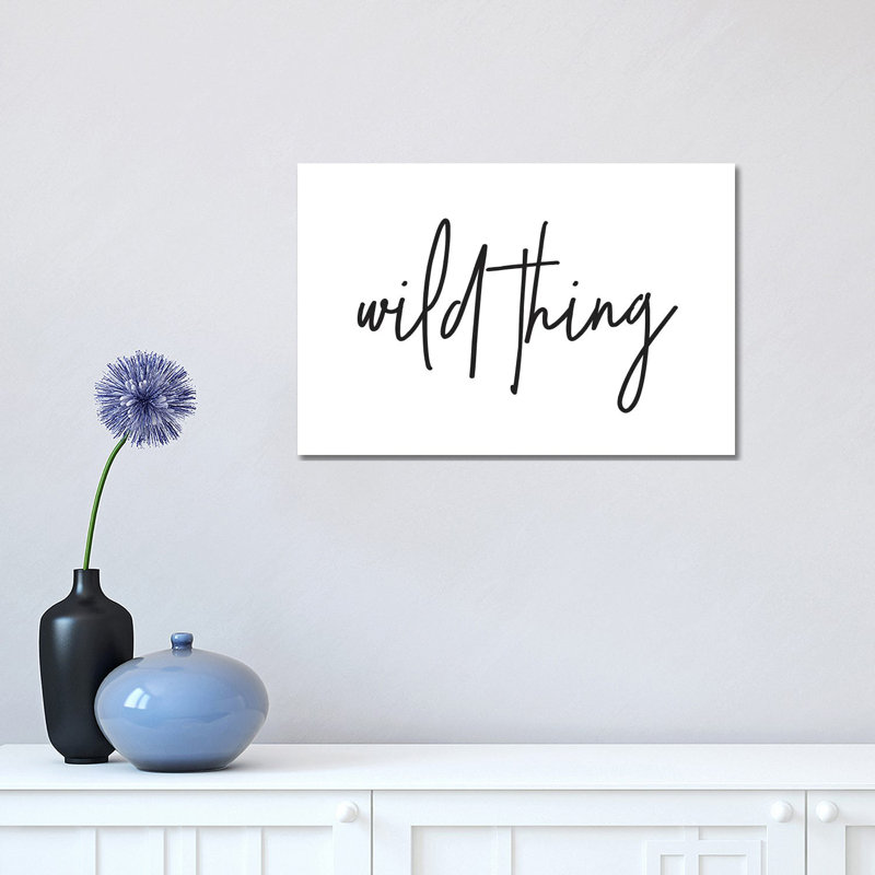 Wild Thing I by Honeymoon Hotel - Wrapped Canvas Print, 30.48 cm H x 45.72 cm W