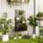 Outsunny Metal Raised Garden Bed With Trellis/ Freestanding Or Wall Mounted Raised Flower Bed With Privacy Panel For Garden/ Patio/ Balcony
