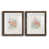 Papier, cadre noyer
