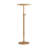 Meraux Antique Brass Adjustable Height Accent Table