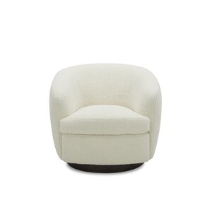 Marcy Upholstered Swivel Barrel Chair