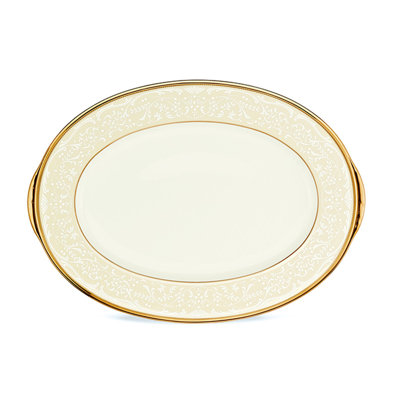 Noritake White Palace Oval Platter, 16"