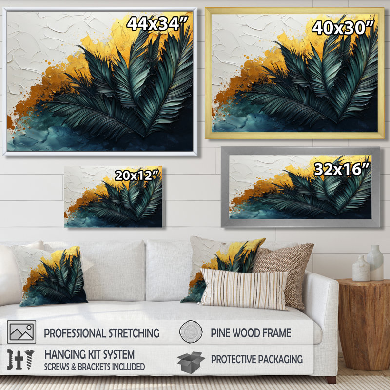 Art mural de velours vert et beige Cordin - Cordin, H 30 po x l 40 po, Impression encadrée flottante, Crème, crème