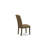 7-Pc Dining Table Set with a Great Distressed Jacobean Dining Table top and 6 Brown Beige Parson Dining chairs with Nail Heads and Button Tufted, Distressed Jacobean Finish-1414442938-1414442939-1414442940