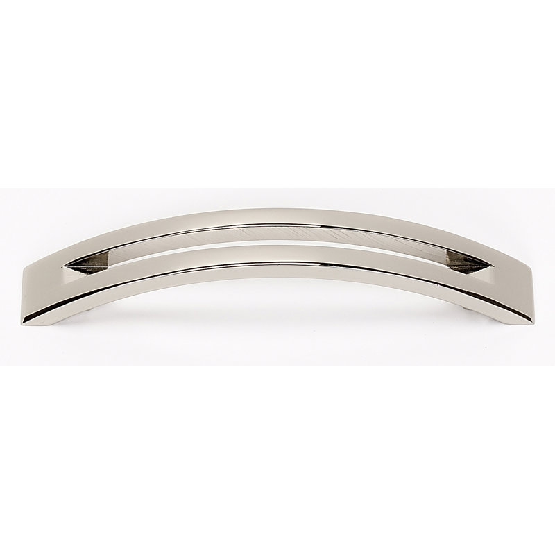 Split Top Arch Pull, Polished Nickel