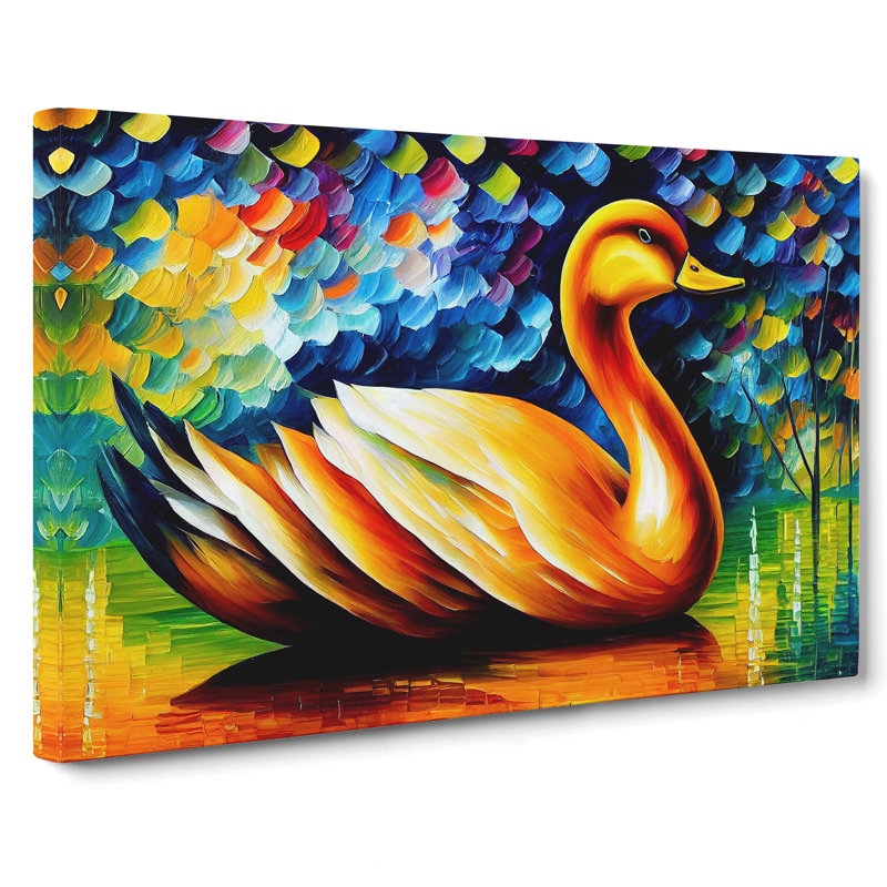 Duck Vol.2 Abstract - Wrapped Canvas, 35cm H x 50cm W x 3cm D