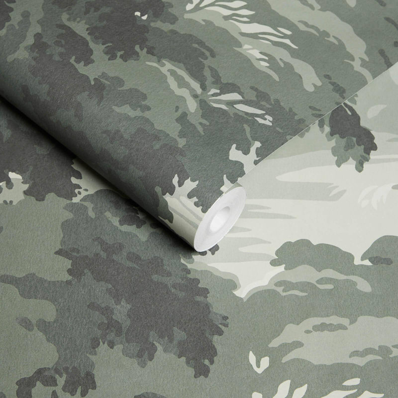REVERIE Wallpaper - Verde 9'10" - full height wallpaper