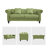 Fynlie 83.1" Wide 3 Seater Chesterfield Sofa Rolled Arm Velvet Couch with Tufted Back-1692372747