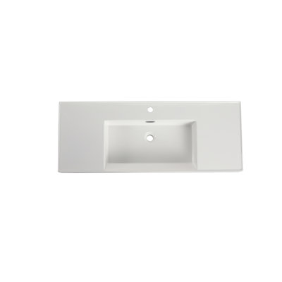48 Inch Resin basin For Bathroom Vanity,Vanity Top only