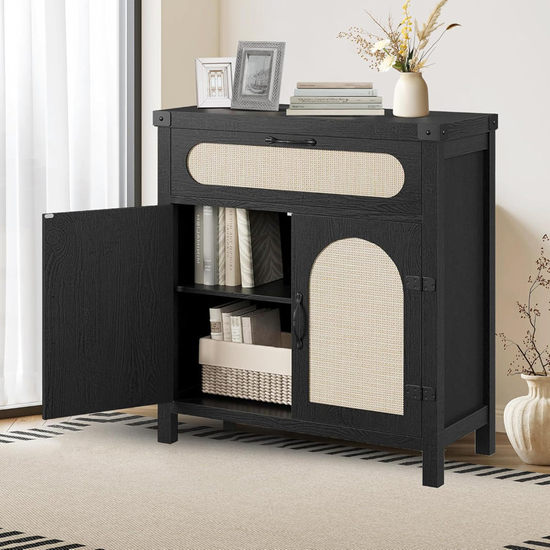 33.1cm Kitchen Pantry, Black 