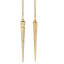 Icicle Diamante 6.5'' Handmade Geometric Metal Holiday Shaped Ornament-46478623