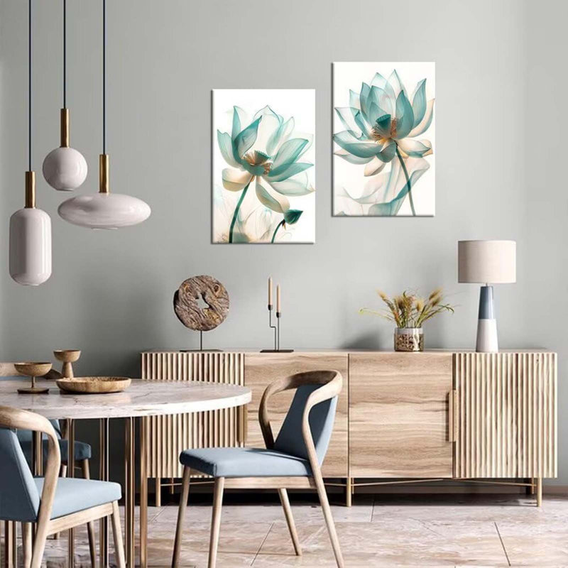 2 Piece Wrapped Canvas Wall Art