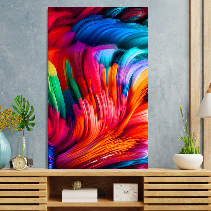 "Construit Dreams - Composition VIII (Vertical)" par Nikita Mann, reproduction sur toile, L 36 po x H 60 po