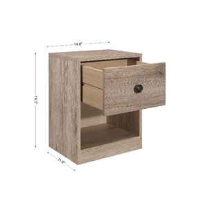 Andover Mills™ Hoch Solid + Manufactured Wood Nightstand & Reviews ...