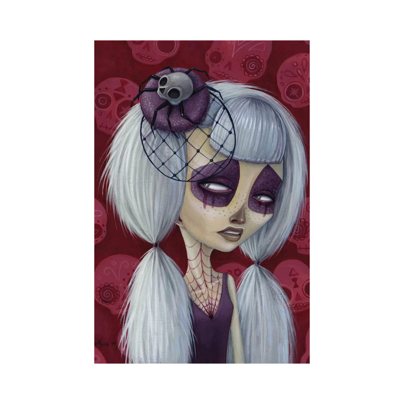 La Viuda Preciosa by Megan Majewski - Wrapped Canvas Print, 20.32 cm H x 30.48 cm W