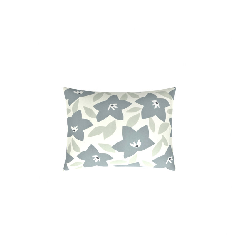 Studio Line Rectangular 100% Cotton Pillow Cover and Insert, 15" x 20", Lake
