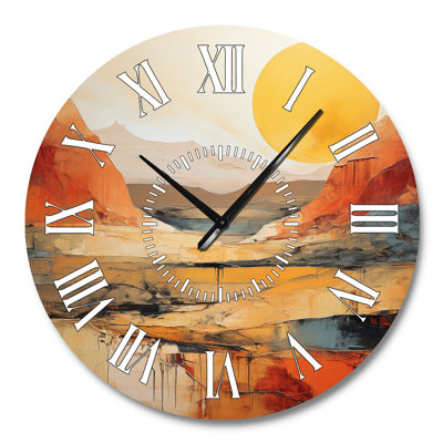 Horloge murale Bold Landscape Canyon Desert VII - Paysages