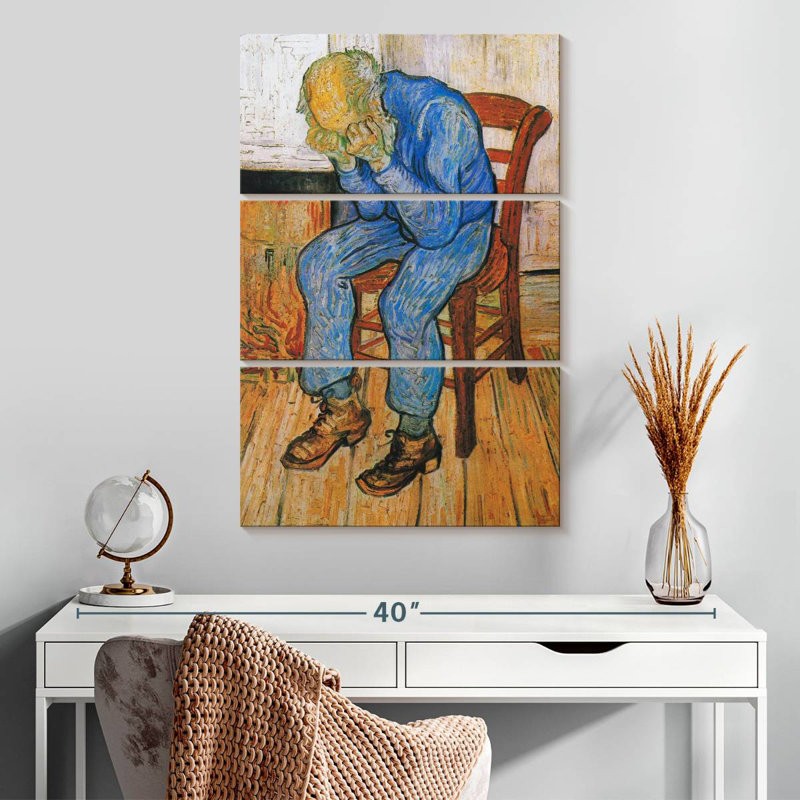Leisha Sorrowing Old Man At Eternity's Gate, 32" H x 20" W