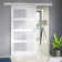 Abhishekh 81.75'' x 87.63'' Solid + Manufactured Wood Glass with Installation Hardware Kit Barn Door