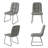 Joevan Modern Round Kitchen Dining Table Set with Dining Chairs-2047594407