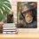 «Chimp The Thinker2» par David Stribble, art mural sur toile
