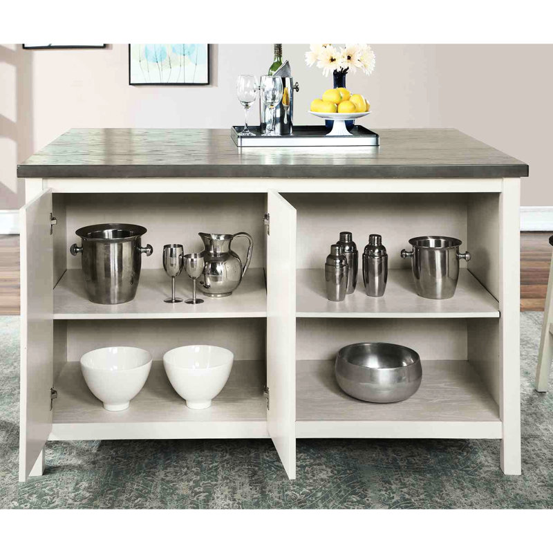 Table de salle à manger contemporaine à hauteur de comptoir 5 pièces, en bois massif, 4 tabourets, armoire de rangement et gris foncé, table en bois avec motif de planches, base à tablettes multiples