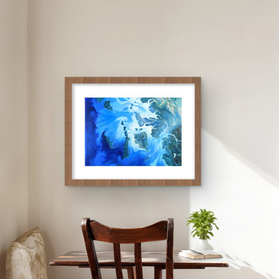 Satellite View of Mergui Islands - Coastal Bathroom Print