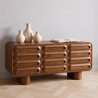 Retro large-capacity storage sideboard cabinet