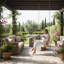 Balancelle de patio 2 places Outsunny-647934366-660132268