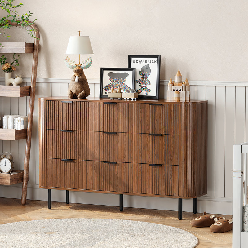 Commode double l 9,7 po Foye, Noyer