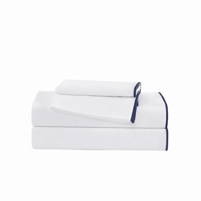 Brooklyn Loom Merrowed Edge 200 Thread Count Percale Sheet Set