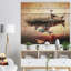 «Dirensible Balloon in Sky over City», reproduction d'impression-35121180-35121187
