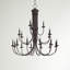 Lustre étagé de style chandelier à 21 lumières Arunvir-937244058