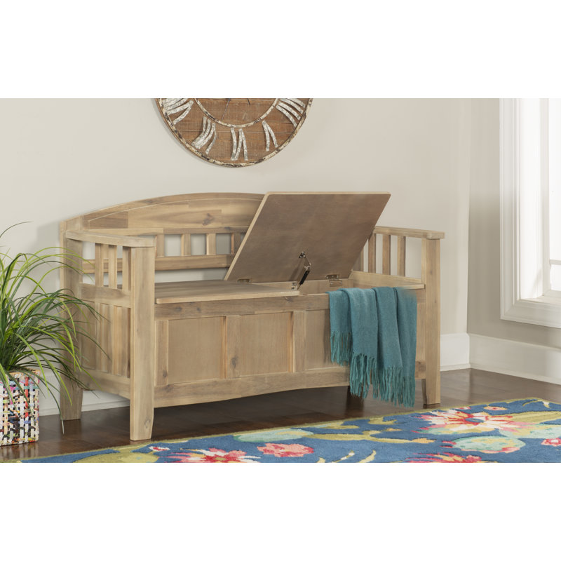 Naja Solid Wood Storage Bench