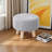 Wood Accent Stool-1791182793