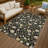 Machine Washable Indoor/Outdoor Chantille ACN2438 Floral Rug-2114827932-2114827936