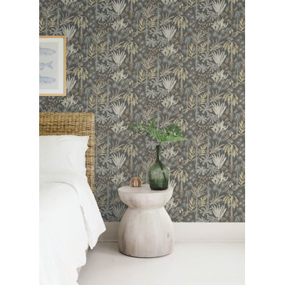 Star Flower Floral Trail Wallpaper