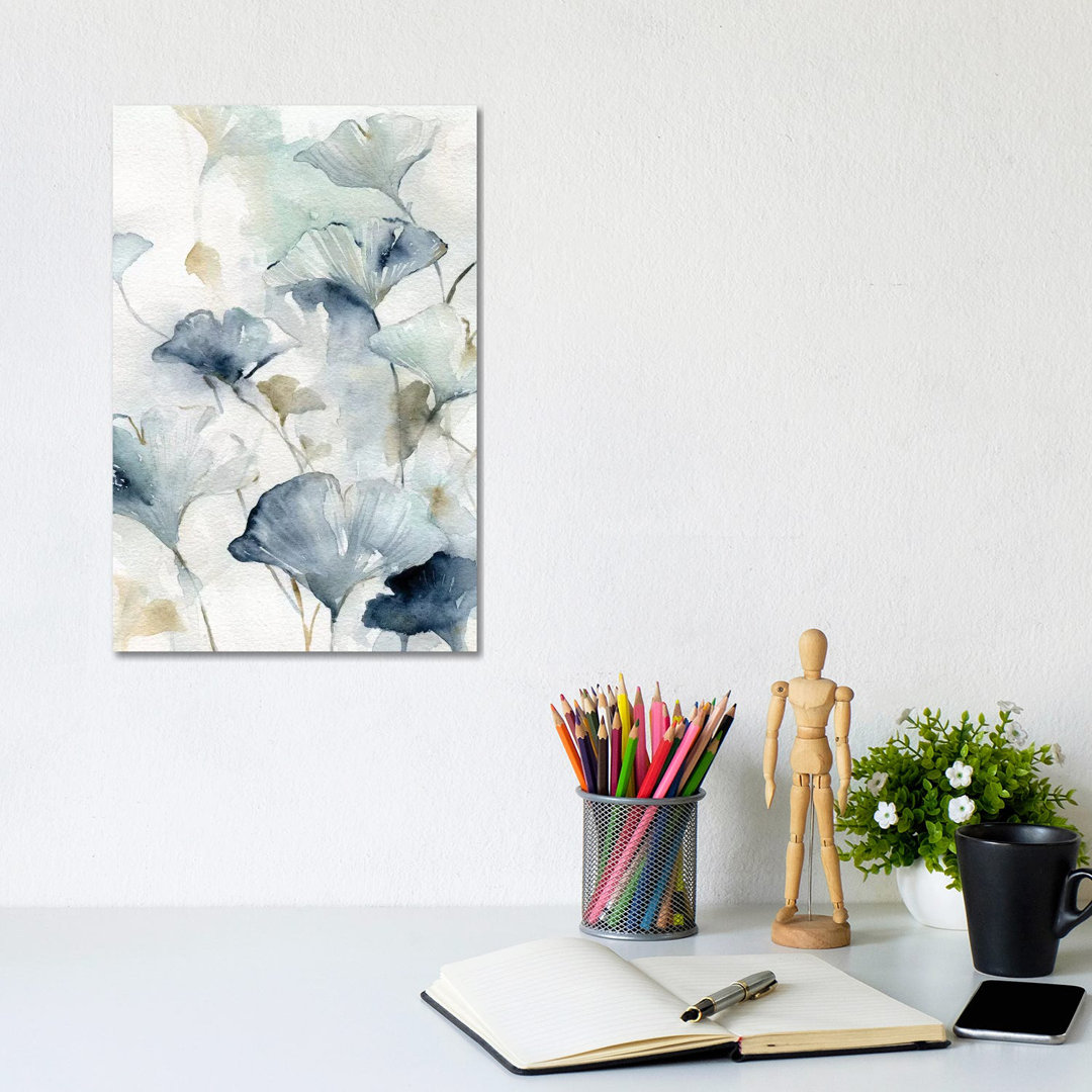 Indigo Gingko II by Carol Robinson - Painting